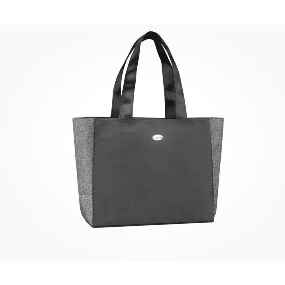NWOT Coach Nylon Fragrance Tote Bag Silver‎ Grayish Green